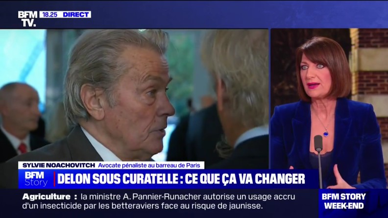 Mise sous curatelle renforcée d'Alain Delon